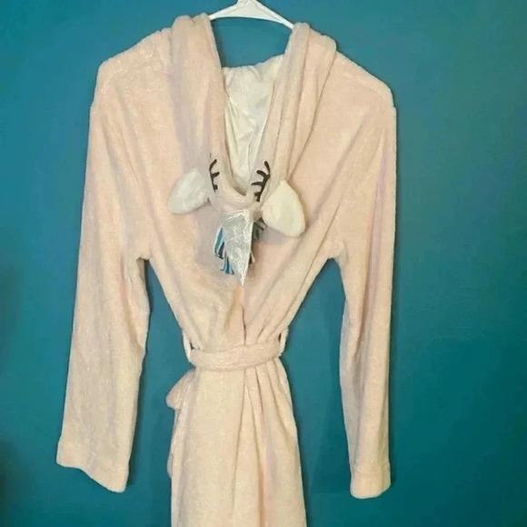 Cat & Jack Unicorn Pink Robe - Picture 4 of 9